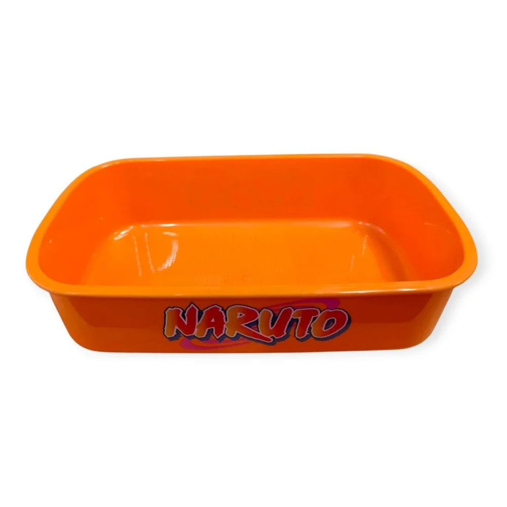 Naruto Classic Plastic Bento Box 2-Tier‎ Orange Blue Bioworld VKA26N9NAR New